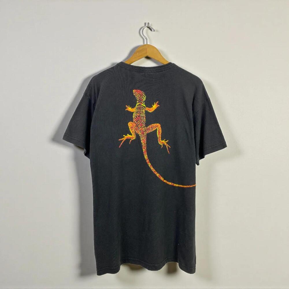 90S Marlboro Unlimited Lizard Tee Black Pocket Single Stitch Marlboro